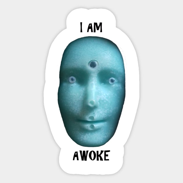 I AM AWOKE Sticker by WorldAroundEwe